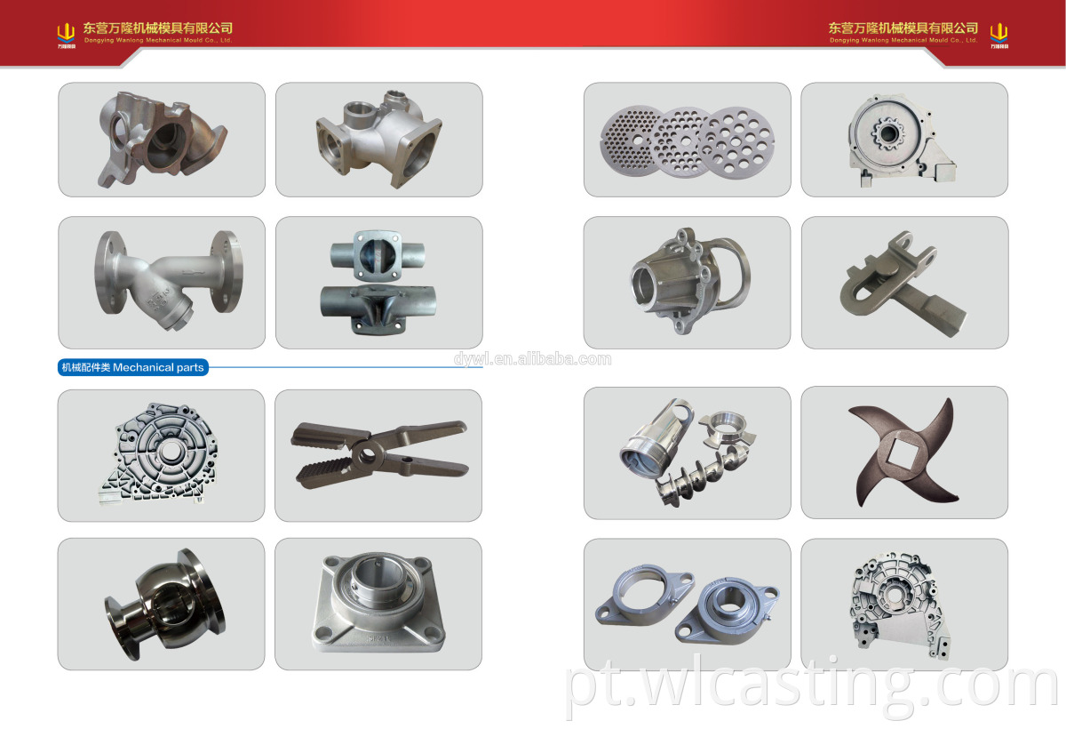 stainless steel mirror polish brush handle pull investment casting machining valve body